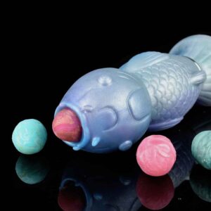 Koi fish ovipositor dildo 8.7 inch 4.jpg
