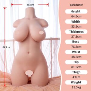 Megan bambola sessuale con busto in silicone 13,5 kg 1.jpg