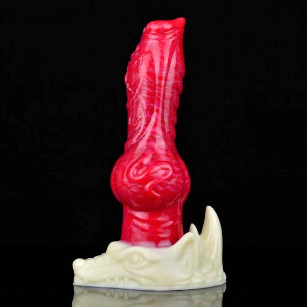 Wolf dog knot dildo 7.95 inch 8.jpg
